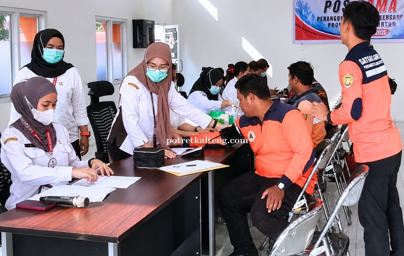 Dinkes Kalteng Periksa Kesehatan Personel Satgas Karhutla
