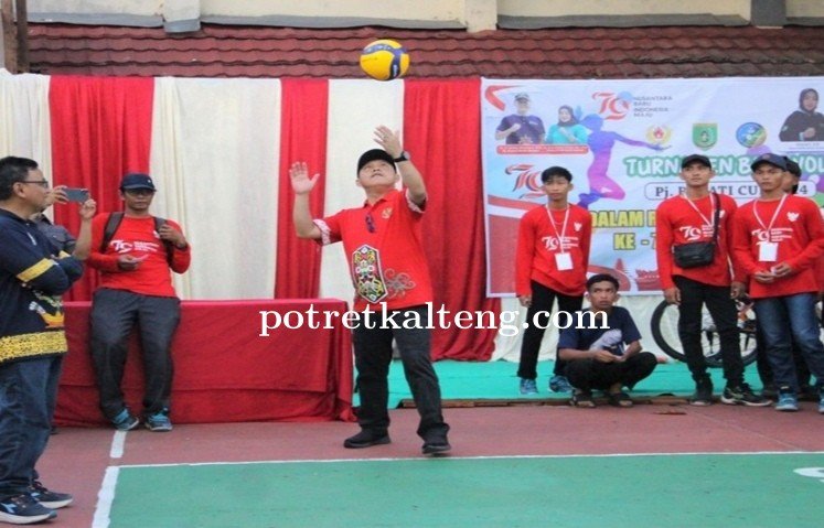 Meriahkan Pj. Bupati Cup Tahun 2024, 40 klub Ikuti Turnamen Bola Voli