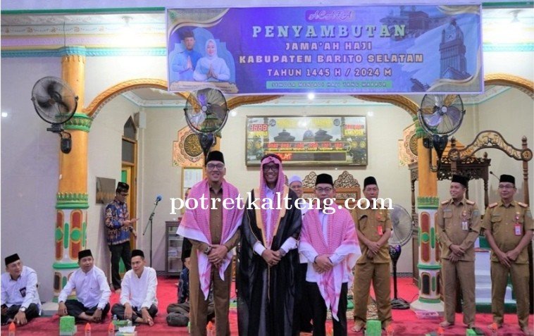 Pj Bupati Barsel Sambut Kedatangan Jamaah Haji, Semoga Menjadi Haji yang Mabrur.