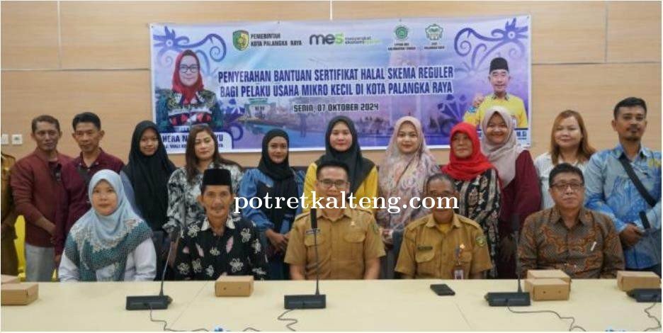 Dukung Produk UMKM, Pemkot Palangka Raya Serahkan Sertifikasi Halal Gratis untuk 19 Pelaku Usaha