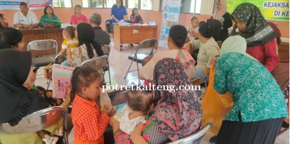 53 Balita Dapat Program SSGI di Banturung, Puskesmas Gelar Lokarya Mini
