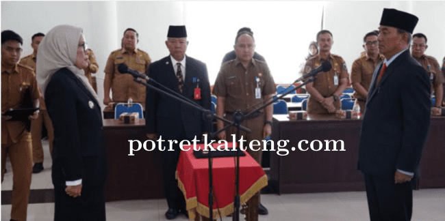 Arbert Tombak Resmi Dilantik Sebagai Pj Sekda Kota Palangka Raya