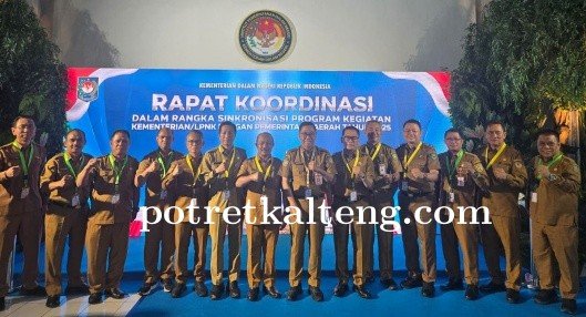 Pemkab Katingan Hadiri Rakor Sinkronisasi Program dan Kegiatan Kementerian–Pemda Tahun 2025 di IPDN