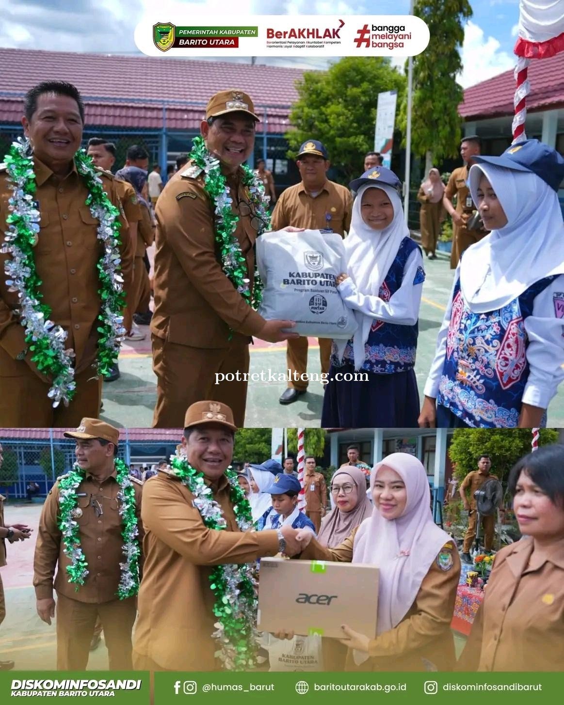 Bupati Barito Utara Ajak Orang Tua Siswa Berkolaborasi Wujudkan Pendidikan Layak