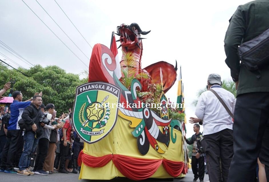 Tampil di Karnaval Budaya FBIM 2023, Pemerintah Kota Palangka Raya Usung Tema Naga Hai Galang