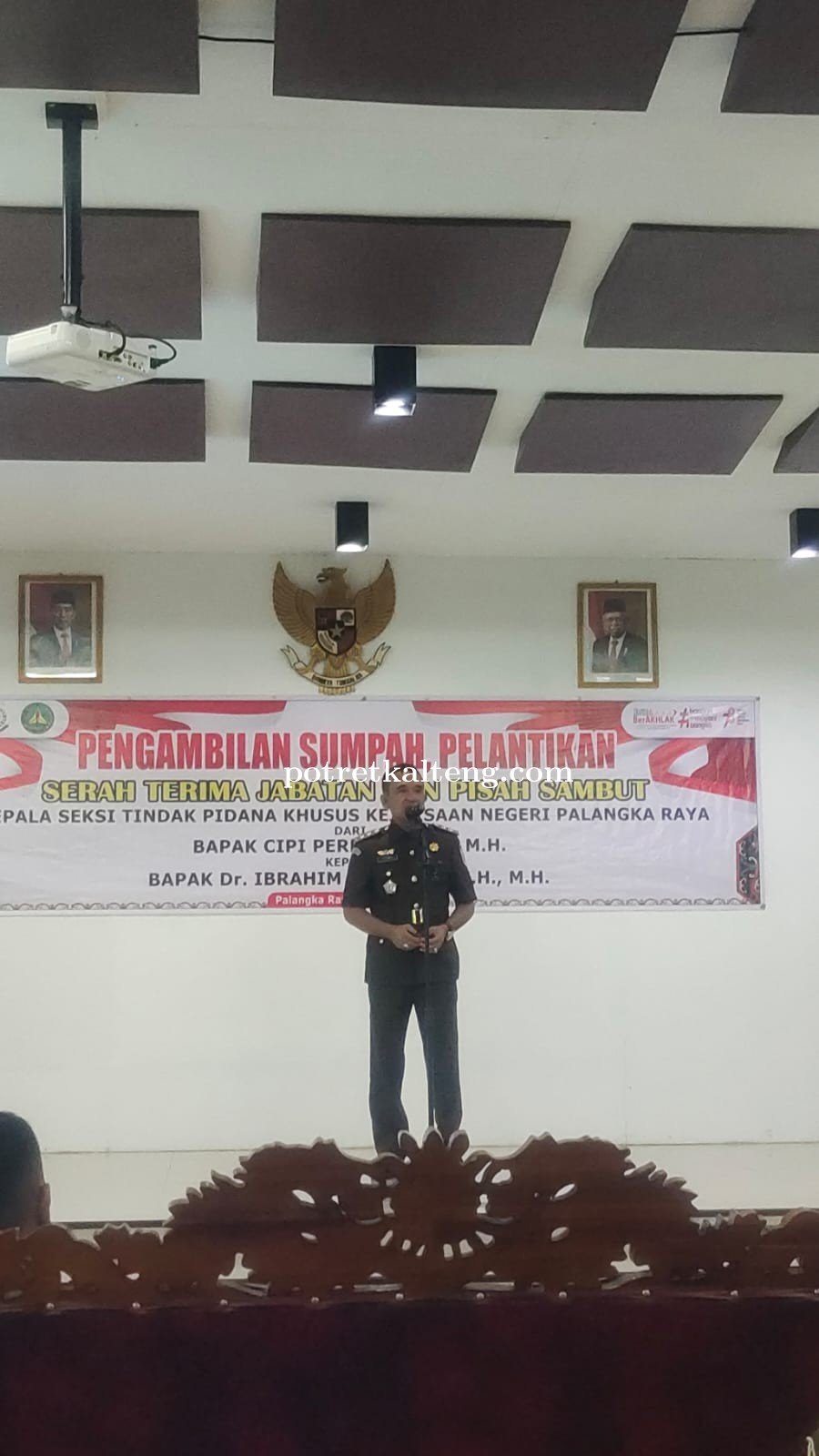 Ibrahim Sitompul Resmi Jabat Kasipidsus Kejari Palangka Raya
