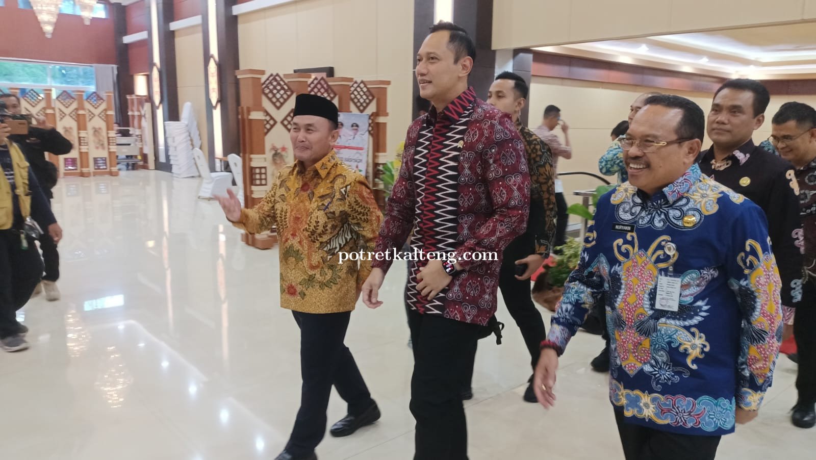 Mentri ATR/BPN RI, AHY Lakukan Kunker ke Kalteng